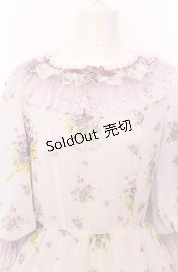 画像3: Innocent World / 乙女のすみれワンピース L ラベンダー O-25-07-27-032-IW-OP-OW-OS (3)