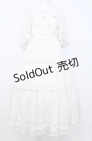 画像: Angelic Pretty / Petit Rose Gardenワンピース  アイボリー O-25-07-27-039-AP-OP-OW-OS