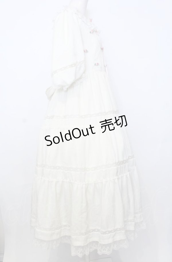 画像3: Angelic Pretty / Petit Rose Gardenワンピース  アイボリー O-25-07-27-039-AP-OP-OW-OS (3)