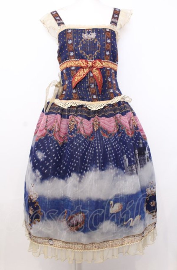 画像1: BABY,THE STARS SHINE BRIGHT / Schwan〜ルートヴィヒの憧れと空想のAria〜コルセットジャンパースカート  コン O-25-07-27-041-BA-OP-OW-OS (1)