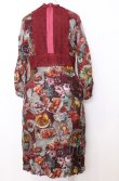 画像3: Jane Marple Dans Le Salon / Art in bloomのレースヨークdayドレス M ワイン O-25-07-27-057-JM-OP-OW-OS (3)