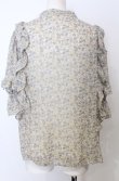 画像3: axes femme / 小花柄シフォンブラウス F ブルー系 O-25-07-27-007-AX-BL-OW-ZT506 (3)