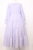 画像3: Mariapipi / ティアードロングワンピース  ラベンダー O-25-07-27-064-LO-OP-OW-OS (3)