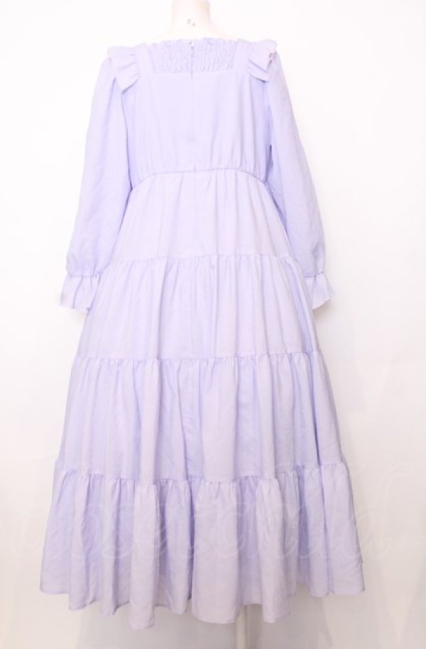 新品　Maria pipi マリアピピ　ティアードロングワンピース　ラベンダー Mariapipi / ティアードロングワンピース ラベンダー O-25-07-27