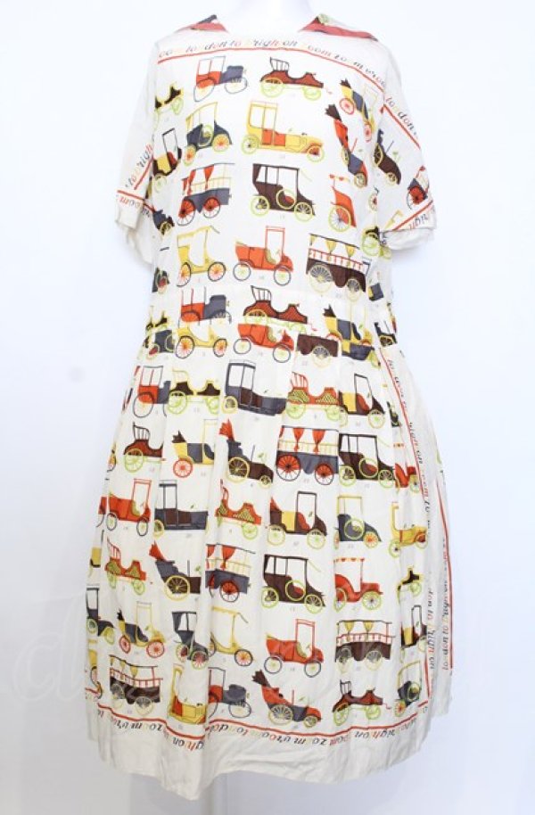 画像1: Jane Marple Dans Le Salon / London to Brighton cheer dress M アイボリー O-25-07-27-070-JM-OP-OW-OS (1)