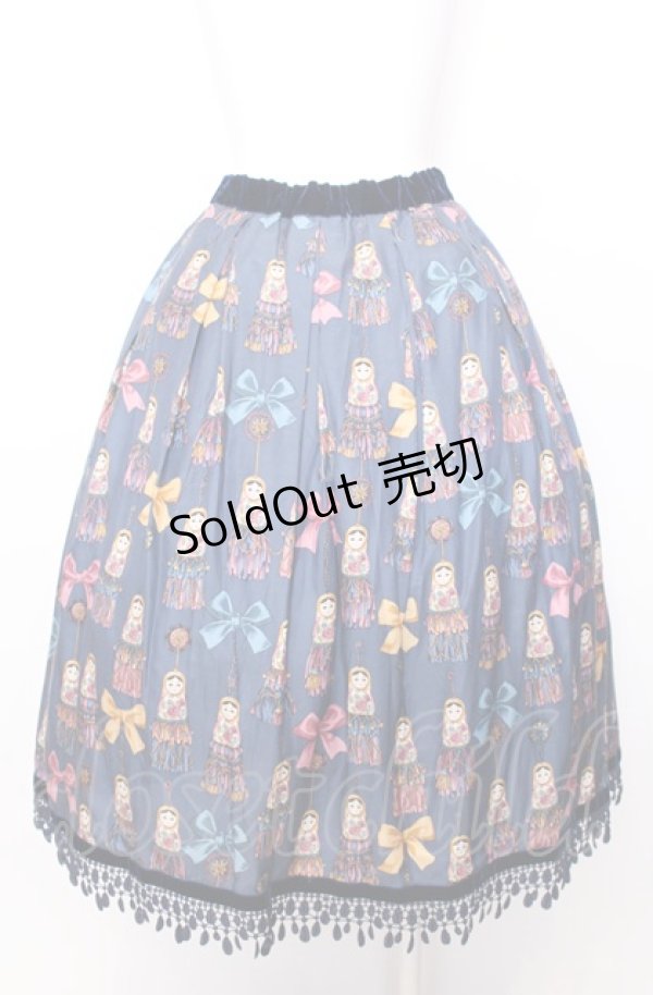 画像3: Jane Marple / Little tassel dollsタックレーススカート M ネイビー O-25-07-27-077-JM-SK-OW-OS (3)