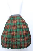 画像4: Jane Marple Dans Le Salon / Merry melodies tartan check pleats skirt M マルチ O-25-07-27-078-JM-SK-OW-OS (4)