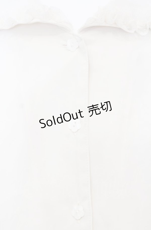 画像2: MILK / セシルブラウス  アイボリー O-25-07-27-010-ML-BL-OW-OS (2)