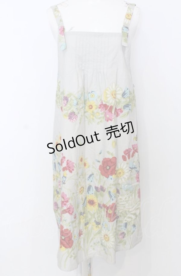 画像1: Jane Marple / Straycat's Gardenエプロンスカート F グリーン O-25-07-27-017-JM-OP-OW-OS (1)