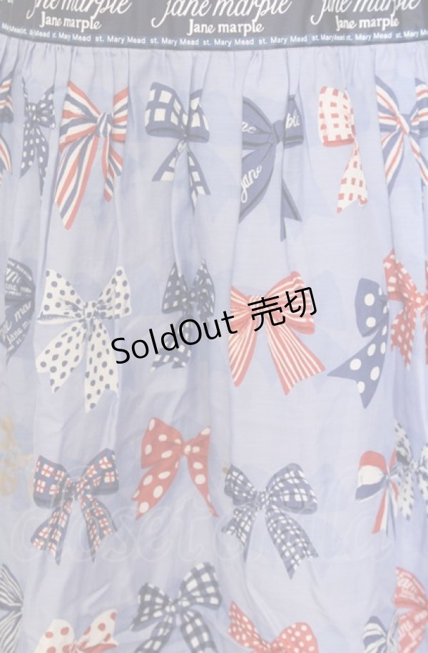画像2: Jane Marple / The 30th Ribbonのトロンプルイユワンピース M ネイビー×ブルーグレイ O-25-07-27-019-JM-OP-OW-OS (2)
