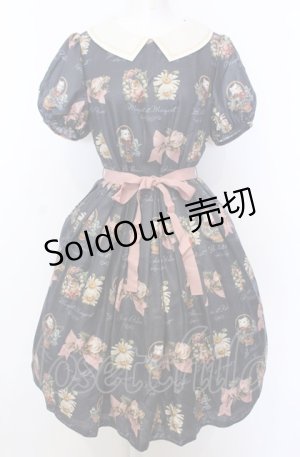 画像: Leur Getter / Spring Garden袖付きワンピース M ネイビー O-25-07-27-024-LU-OP-OW-OS