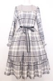 画像1: Melody BasKet / Melodyタータンティアードワンピース  グレー O-25-07-27-027-LO-OP-OW-OS (1)