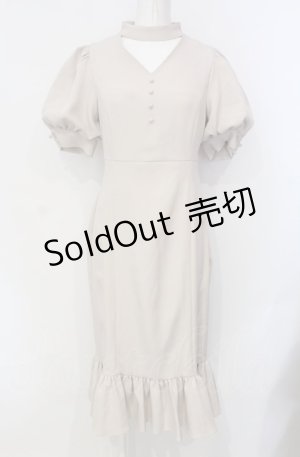 画像: EATME / BACKダブルリボンマーメイドワンピース  アイボリー O-25-07-28-046-LO-OP-IG-ZT506