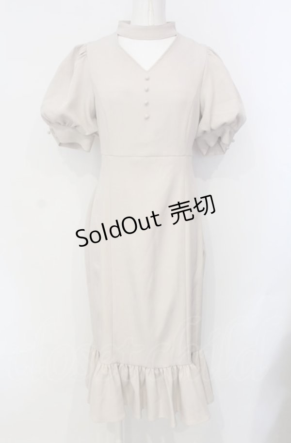 画像1: EATME / BACKダブルリボンマーメイドワンピース  アイボリー O-25-07-28-046-LO-OP-IG-ZT506 (1)