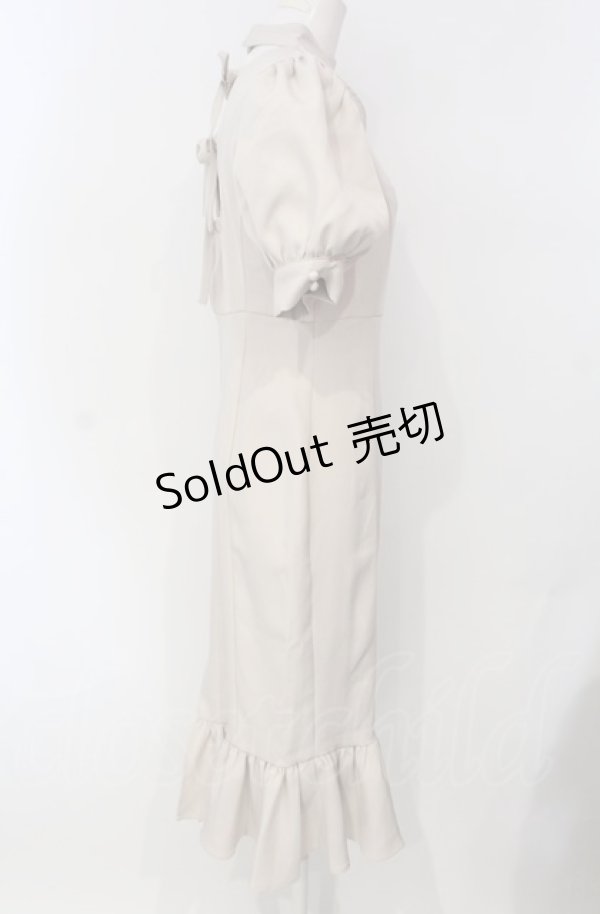 画像2: EATME / BACKダブルリボンマーメイドワンピース  アイボリー O-25-07-28-046-LO-OP-IG-ZT506 (2)