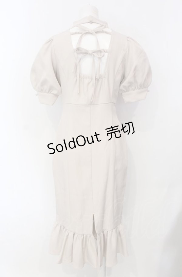 画像3: EATME / BACKダブルリボンマーメイドワンピース  アイボリー O-25-07-28-046-LO-OP-IG-ZT506 (3)