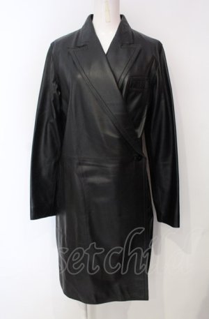 画像: Jean Paul GAULTIER FEMME / 羊皮ロングジャケット 40 ブラック O-25-07-28-049-LO-CO-IG-OS
