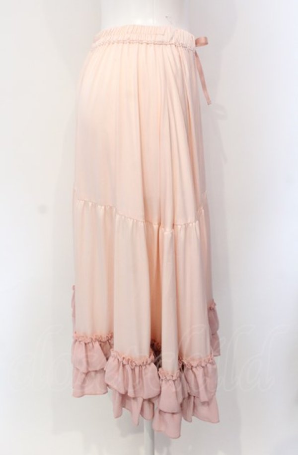 画像2: axes femme kawaii / ミディフリルペチスカート M ピンク O-25-07-28-059-AX-SK-OW-OS (2)