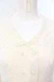 画像2: FA（Fi.n.t） / レース衿ダブル釦ブラウス  アイボリー O-25-07-28-073-LO-BL-IG-ZT027 (2)