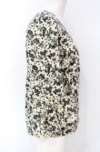 画像2: KANEKO ISAO / ローズブーケリボンプリントカットカーディガン  ベージュ O-25-07-28-080-EL-TO-IG-ZT381 (2)