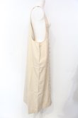 画像2: KANEKO ISAO / チャイナボタンジャンパースカート  ベージュ O-25-07-28-082-EL-OP-IG-ZT016 (2)