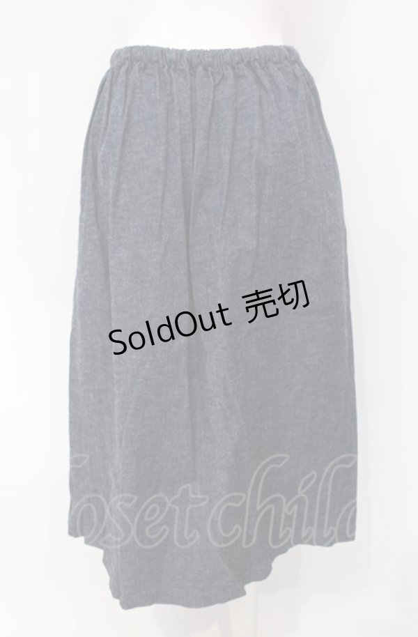 画像3: powder / プレーンデニムスカート  インディゴ O-25-07-28-085-LO-SK-IG-ZT021 (3)