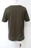 画像2: INGEBORG / リボンカメリアTシャツ L カーキグリーン O-25-07-28-091-LO-TO-OW-ZI (2)