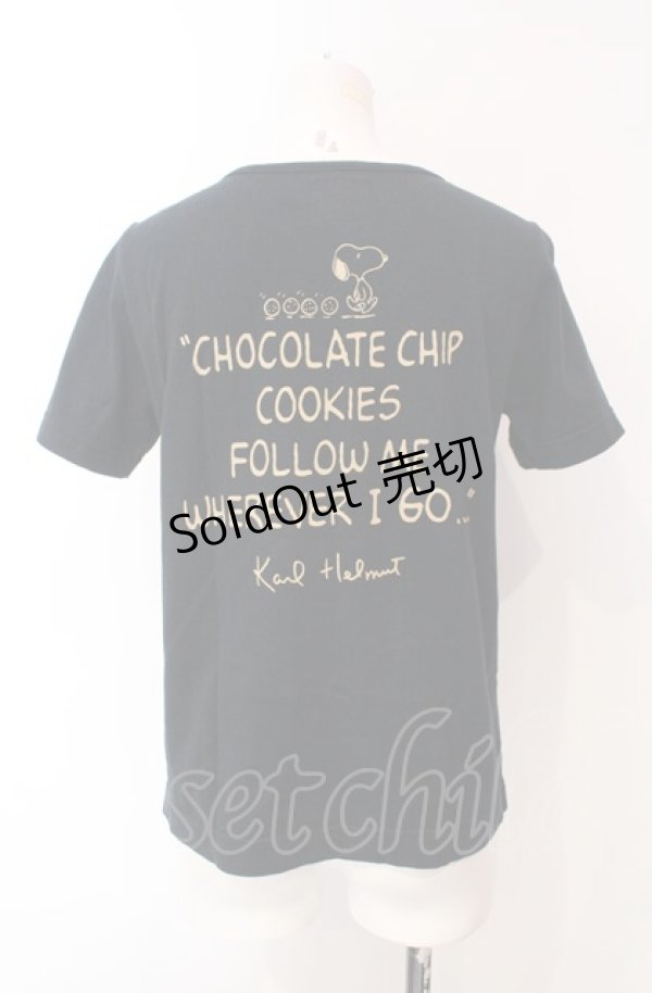 画像2: Karl Helmut / スヌーピーコラボTシャツ S ネイビー O-25-07-28-092-EL-TO-OW-ZI (2)