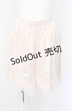 画像: mon lily / サテンペチパンツ M ピンク O-25-07-28-002-LO-PA-OW-ZT468
