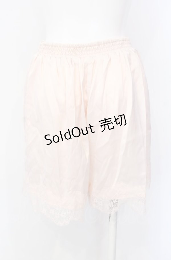 画像2: mon lily / サテンペチパンツ M ピンク O-25-07-28-002-LO-PA-OW-ZT468 (2)