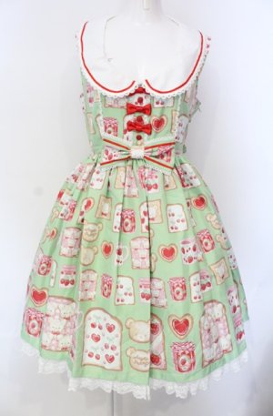 画像: Angelic Pretty / Sunny Day Brunchジャンパースカート  ミント O-25-07-28-016-AP-OP-IG-OS