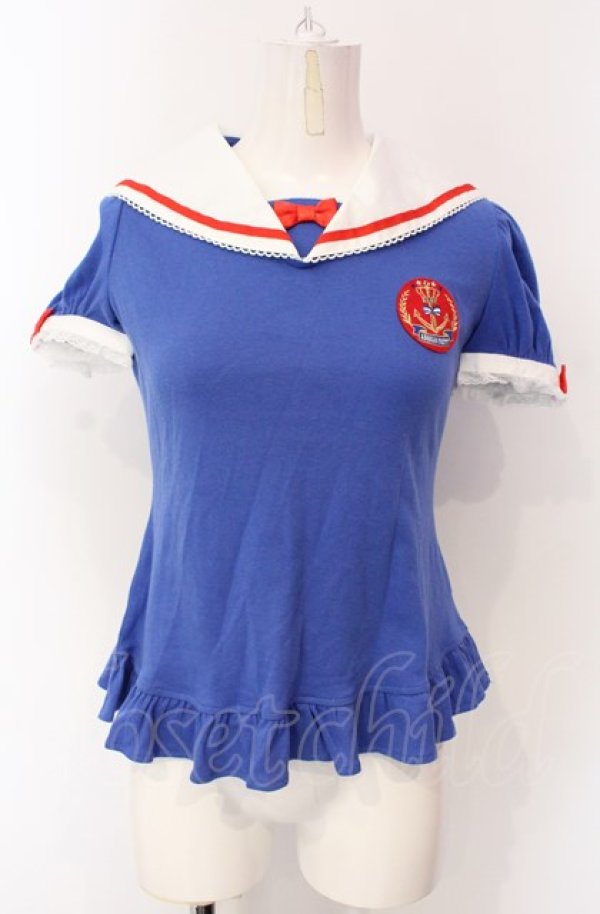 画像1: Angelic Pretty / クラシックマリンワッペンカットソー  ブルー O-25-07-28-026-AP-TO-IG-OS (1)