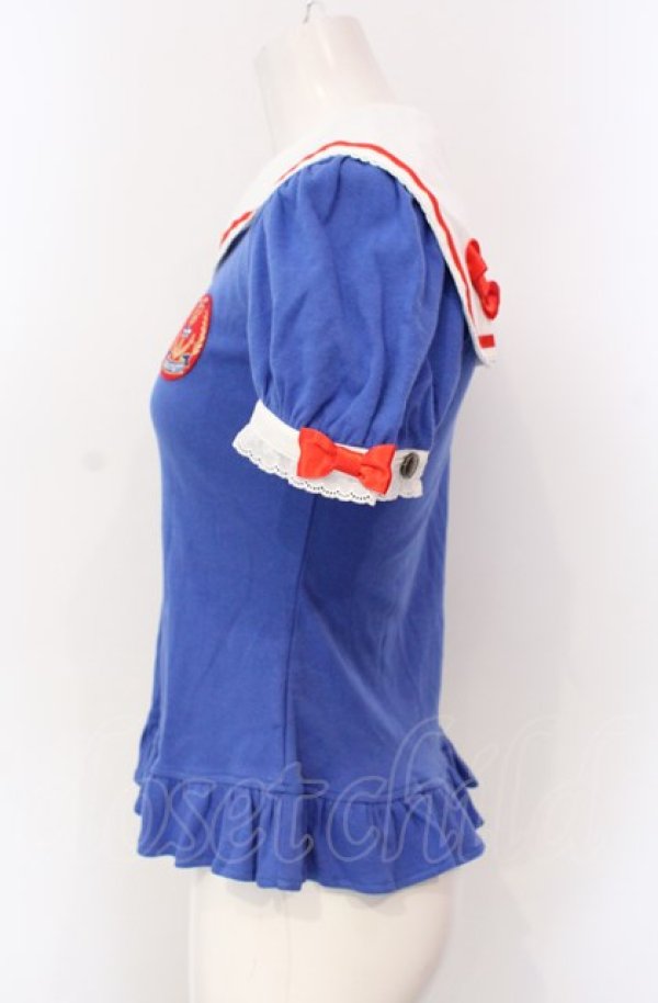 画像3: Angelic Pretty / クラシックマリンワッペンカットソー  ブルー O-25-07-28-026-AP-TO-IG-OS (3)