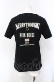 画像2: PINK HOUSE / メリーソートコラボTシャツ M クロ O-25-07-29-005-LO-TO-OW-OS (2)