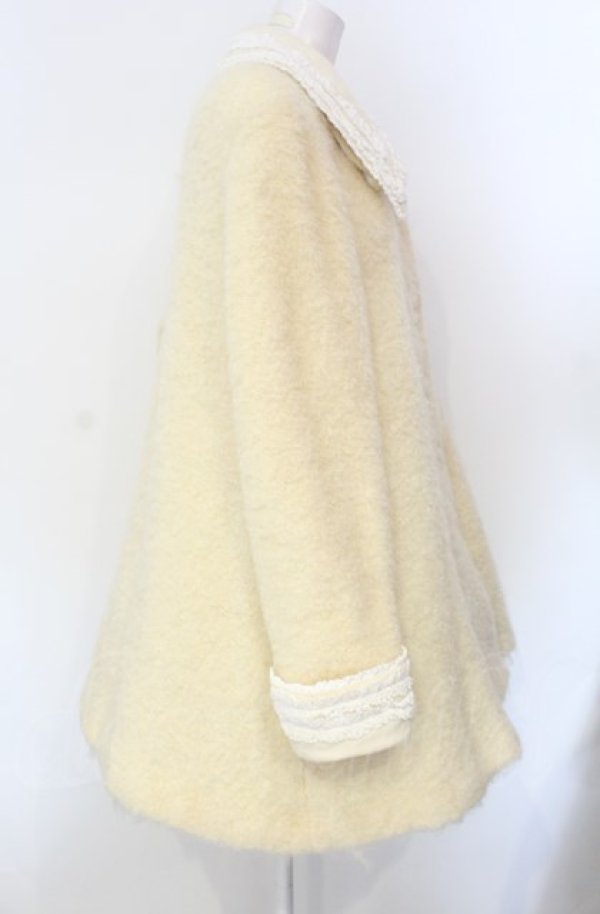 画像3: metamorphose / Aラインコート  アイボリー O-25-07-29-037-ME-CO-IG-ZT-C067 (3)