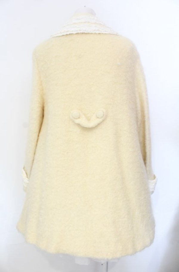 画像4: metamorphose / Aラインコート  アイボリー O-25-07-29-037-ME-CO-IG-ZT-C067 (4)