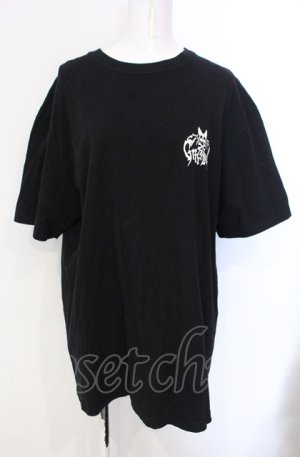 画像: Grrr the Lipper / 飛ばないでね。staff Tシャツ  ブラック O-25-07-29-054-PU-BL-IG-OS