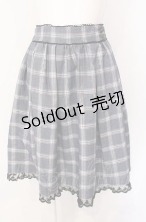 画像: axes femme POETIQUE / チェックスカート  ブルー O-25-07-29-103-AX-SK-IG-OS