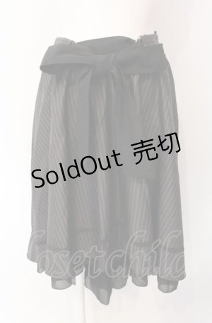 画像: axes femme / ベルト付フィッシュテールスカート M クロ O-25-07-29-108-AX-SK-IG-OS