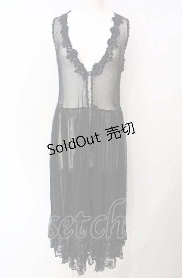画像1: axes femme / ロングジレセットカーデ【カーデ欠品】  クロ O-25-07-29-110-AX-TO-IG-OS (1)