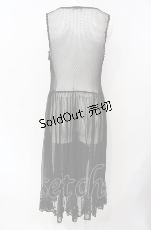 画像2: axes femme / ロングジレセットカーデ【カーデ欠品】  クロ O-25-07-29-110-AX-TO-IG-OS (2)