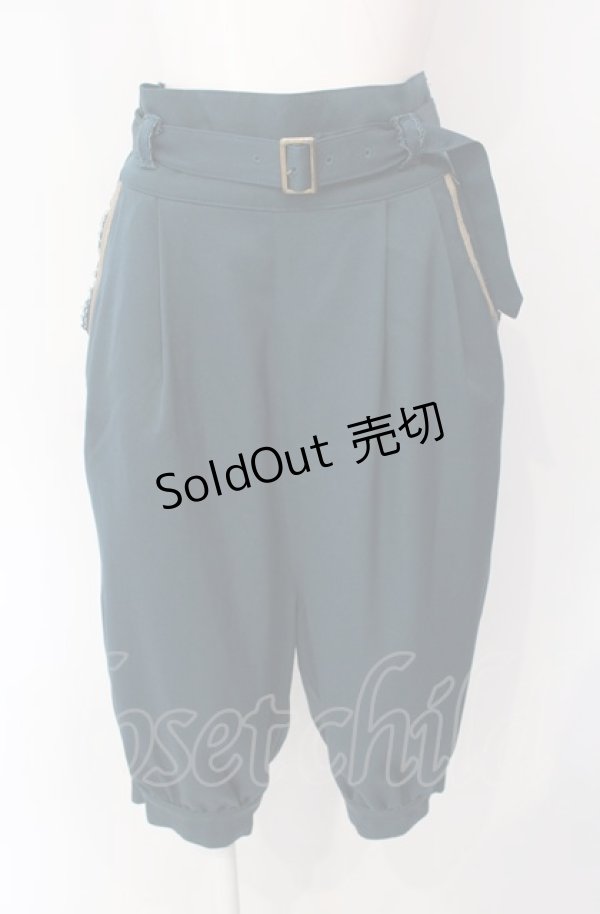 画像1: axes femme / カボチャハーフパンツ  グリーン O-25-07-29-116-AX-PA-IG-ZT507 (1)