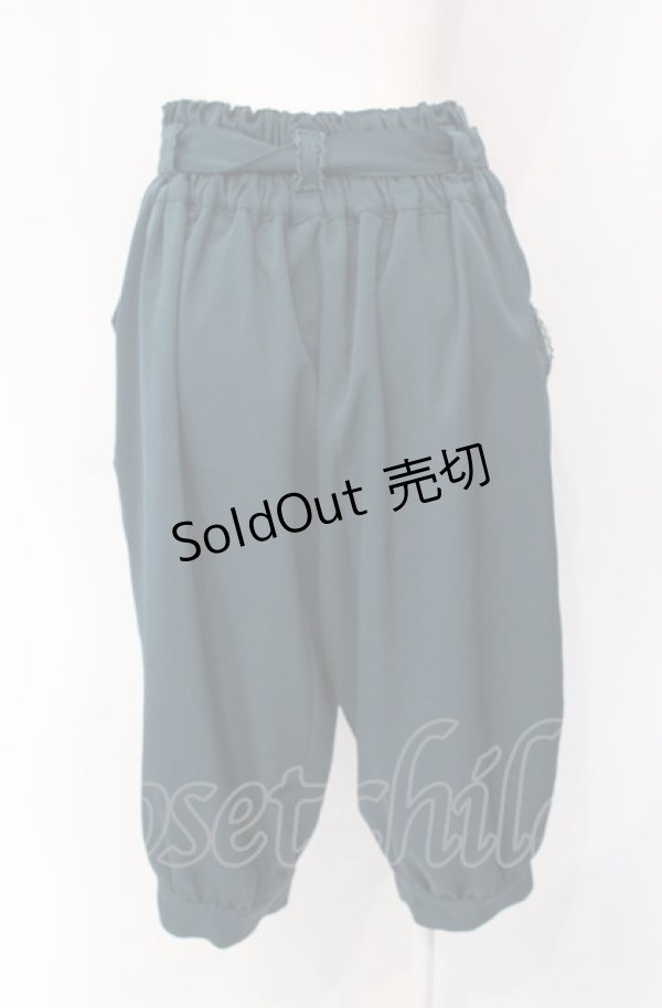 画像2: axes femme / カボチャハーフパンツ  グリーン O-25-07-29-116-AX-PA-IG-ZT507 (2)