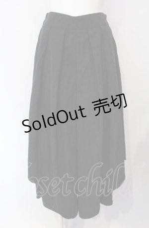 画像: axes femme / ワイドパンツ  クロ O-25-07-29-117-AX-PA-IG-ZT061