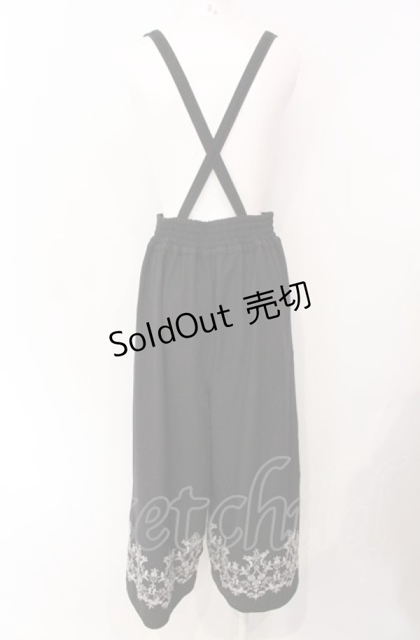 画像2: axes femme / プリーツフレアガウチョ クロ  O-25-07-29-121-AX-PA-IG-ZT059 (2)