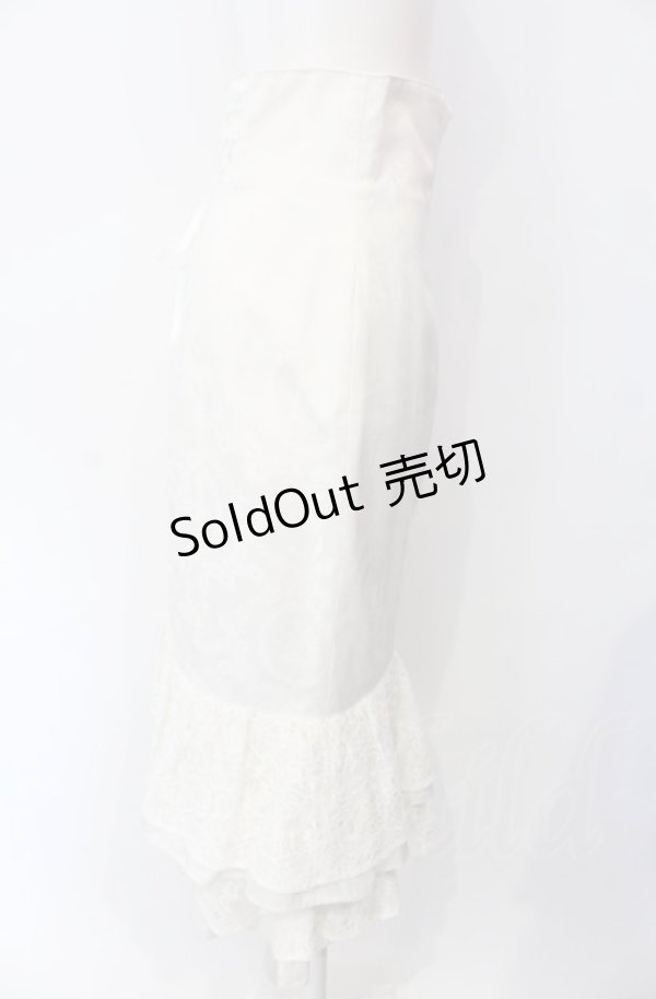 画像2: Victorian maiden / ホーリーローズマーメイドスカート  クリスマススペシャルオフホワイト O-25-07-29-022-CL-SK-IG-OS (2)