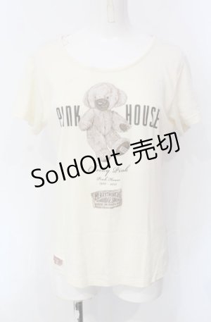 画像: PINK HOUSE / メリーソートコラボTシャツ M アイボリー O-25-07-29-004-LO-TO-OW-OS