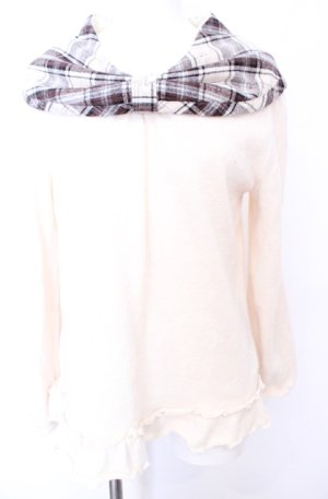 画像: axes femme / ショールカラーニットプルオーバー M キナリ O-25-07-31-039-AX-TO-OW-OS