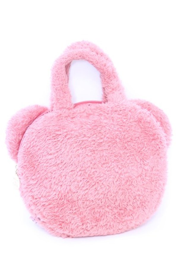画像2: Maison de FLEUR / ピンくまニアトートバッグ  ピンク O-25-07-31-004-LO-BG-IG-OS (2)