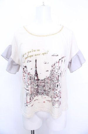 画像: axes femme / パリptカットソー M キナリ O-25-07-31-040-AX-TO-OW-OS